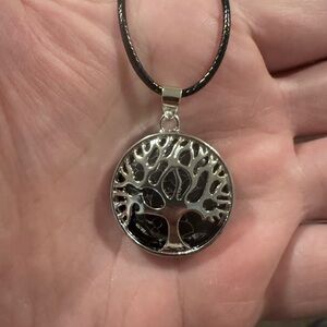 Silver Tree of Life Pendant Necklace.